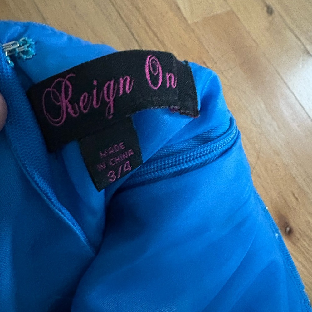 Reign Blue Ruched Sweetheart Sundress - Picture 5 of 7